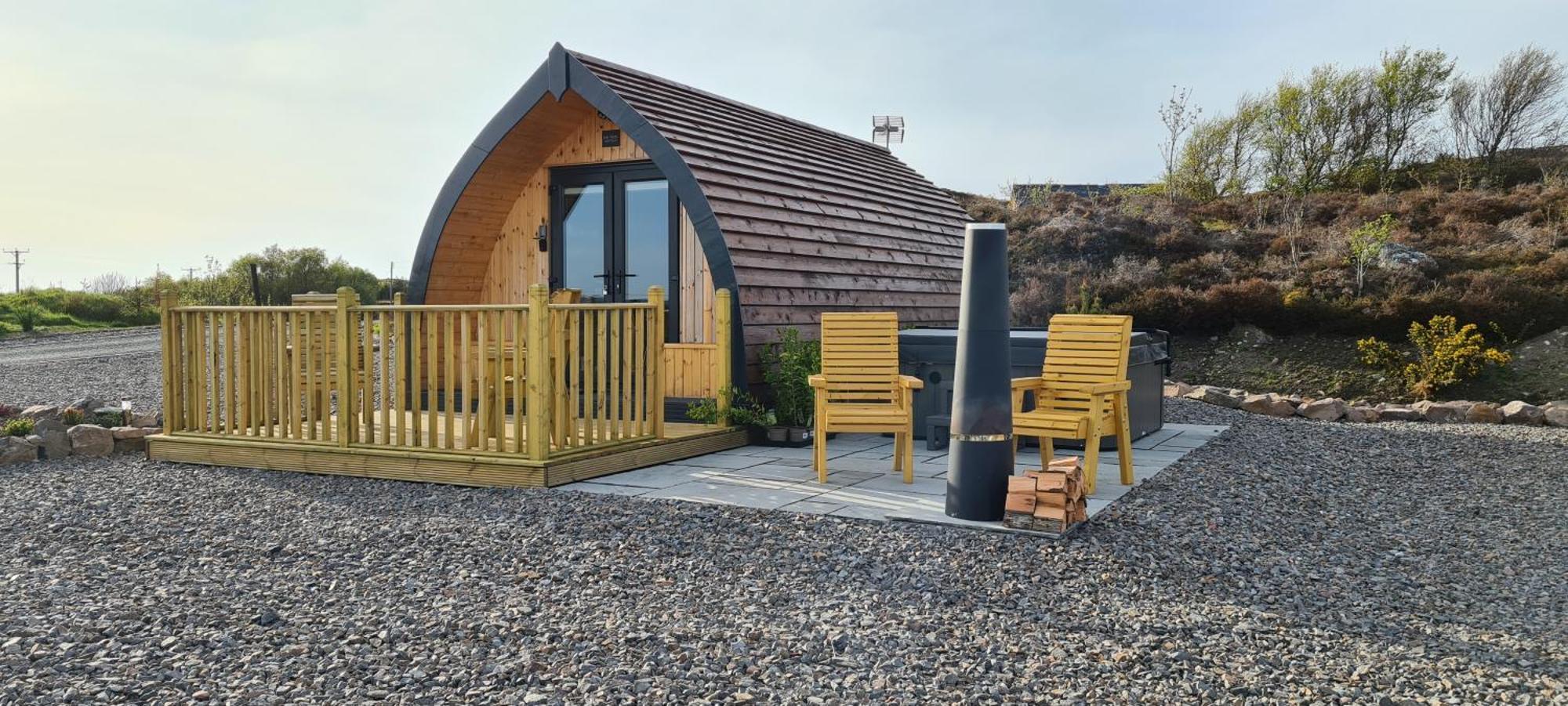 Loch Ewe Luxury Pods Apartment Mellon Charles Bagian luar foto